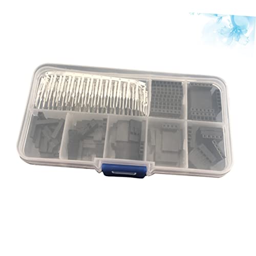 Generic 2 Conjuntos De 310 Peças De Fios De Jumper De Tábua De Pão Conector De Jumper Cabeçote Macho