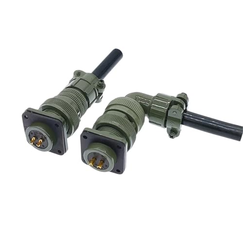 Conector MS3106A 14S-7 de zócalo reforzado para conexiones estables