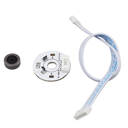 High-Precision Magnetic Hall Encoder with Dual Hall Phase Output 12-Pulse Square Wave for 37-520 Motor 4 Set/Pack