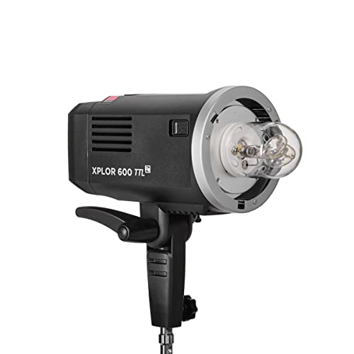 Flashpoint Xplor 600 R2 Battery Powered Photo Studio Strobe Portable Monolight,Bowens Mount,600Ws 2.4Ghz W/8700Mah Li-Ion Battery,1/8000Hss 450 Full Power Flashes For Outdoor Strobe Light Photography #TOP3