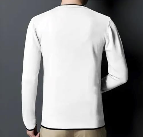 Image of Diaz Men Full Sleeve Cotton T Shirt | 100% Pure Cotton Solid Round Neck Tee| Regular Fit Comfortable Soft Fabric T Shirt |Casual Wear, Office Wear, Gym Wear, Travel & College Outfit-Pack of 1