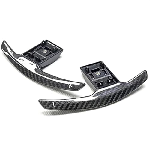 Paleta de cambio de fibra de carbono premium para Serie 1 F20 acabado interior negro brillante