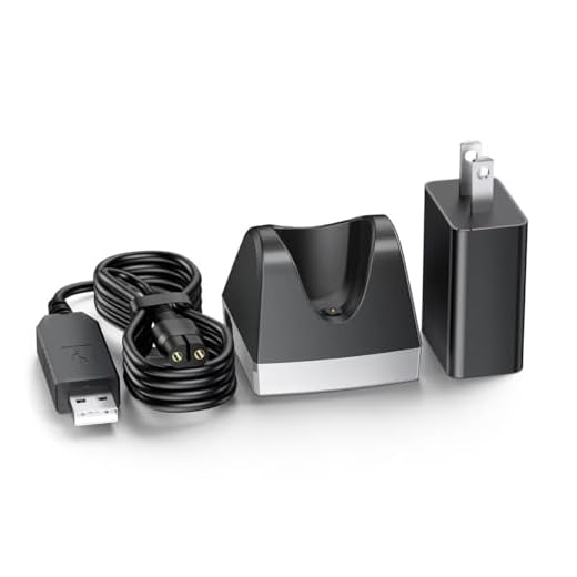 OatXtorpor Base De Carregamento Compatível Com Philips Norelco Oneblade Qp2520, Suporte De Base De Carregamento De 4,3 V Para Aparador E Barbeador Elétrico Híbrido One Blade, Adaptador De Cabo De Al