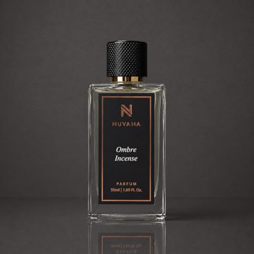 Image of Ombre Incense Perfume 50ml for Men & Women | Luxury Dark Woody Amber Oud Fragrance | Long Lasting Premium Perfume Spray | Smoky Incense Scent for Evenings, Date Nights & Special Occasions