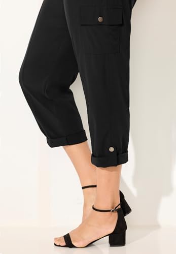 Catherines Women's Plus Size Ari Performance Convertible Cargo Pant4