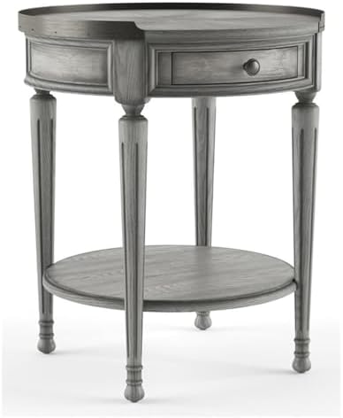Butler Specialty Sampson Powder Gray Wood Accent Table