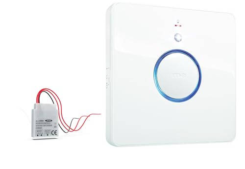 m-e Bell 5563 Funk Klingel Weiterleitung, Einbau in Klingelleitung oder Gehäuse Türklingel Erweiterung auf Funkempfänger (Funk Converter + Klingel (Batterie)