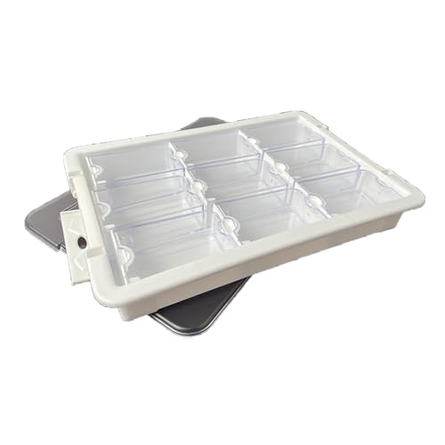 Kangnice Versatile Bead Sorting Container Accessory With Secure Lid For Craft Enthusiasts Clear Storage Case Organization