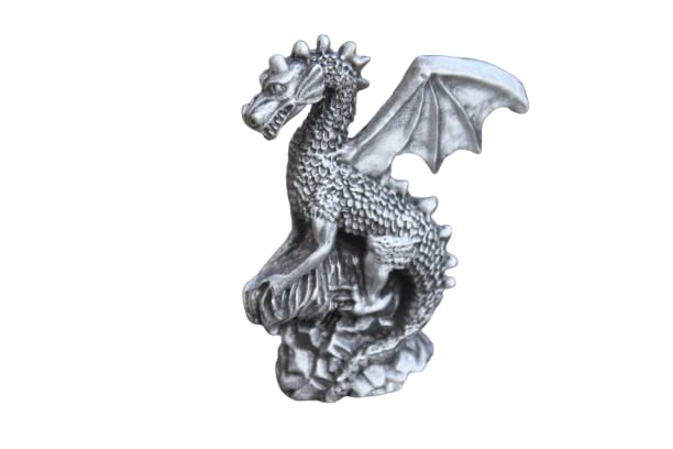 Dragon Figurine Made of Fine Pewter Statue Small Decoration Game Piece Hastings Pewter