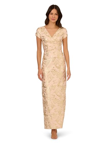 Image of Adrianna Papell Women's Matelasse Long Dress
