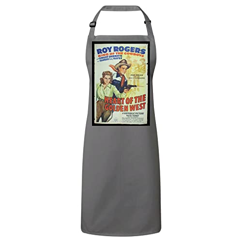 Tablier cuisine premium affiche anglaise rétro au tissage haut de gamme