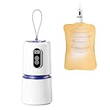 BORUiT Portable Clothes Dryer, Quick Drying Mini Laundry Dryers for Clothes with Drying Bag, 110v Small Compact Electric Dryer Machine for Travel, RV, Apartment, Secadora Portatil de Ropa