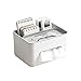 Taschentuchbox Kosmetiktücherbox Desktop Organizer Fernbedienungshalter, Kunststoff Tücherbox Desktop Aufbewahrungsbox Mit Ablage, Mehrzweck Schreibtisch Organizer Für Badezimmer Waschtisch Wohnzimmer