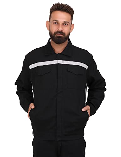 CLUB TWENTY ONE Workwear Men's Safety Cotton Jacket with Ref...