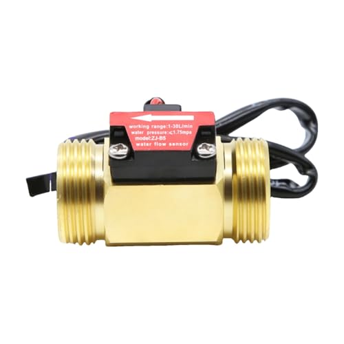 Sensor de flujo de agua industrial de cobre G3/4 y medidor de turbina de 3/4 pulgadas para tuberías