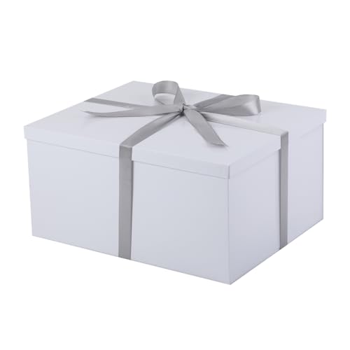 1Pcs Green Extra Large gift box with lids 16.5×13×8 Inches gift boxes for presents,Birthday Box (include Ribbon, Paper Shred Filler Gift Card & Envelopes)