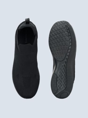 Image of OFF LIMITS Royce Plus Size Men's Slip-On Shoes | Extra-Wide Toe Box, Breathable Fabric for Extended Wear & Stability