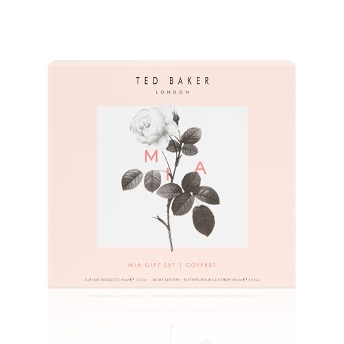 Ted Baker Floret Mia Gift Set for Her, 50ml EDT Mia Fragrance with Sweet Floral Warm Scent and 100ml Body Lotion with Nourishing Olive Fruit Oil and Vitamin E, Elegant Fragrance for Women - Image 3