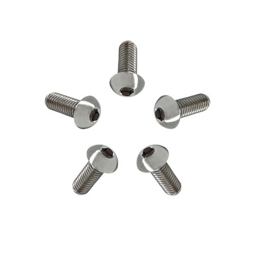 Vis en titane M3 x 15 mm ISO7380 RISON à tête bombée pour fixations de précision