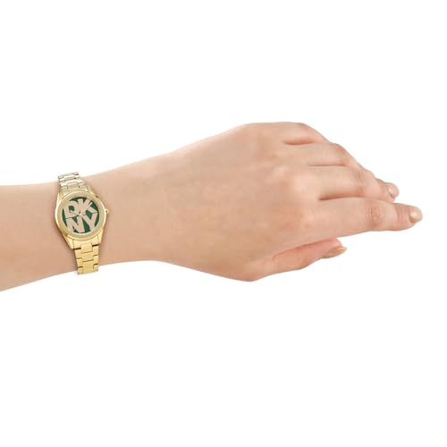 Image of DKNY Quartz Green Round Dial Women's Watch - DK1L145M0065