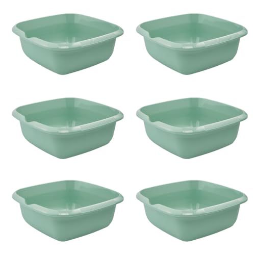 keeeper björk 6x Universal-Schüssel mit Ausguss, Eckig, 8 l, 34 x 34 cm, Nordic Green – Ansicht 1