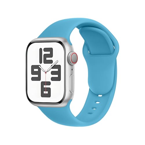 Bracelet Apple Watch Ultra 2 et SE en bleu mers cristallines pour sport