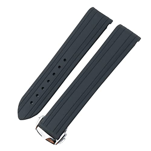 Bracelet montre 22mm en silicone contre la transpiration et les fermoirs fragiles