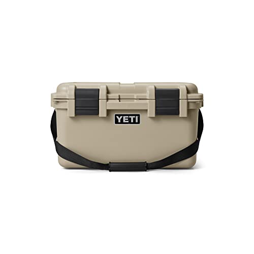 Image of YETI LoadOut 30 GoBox Divided Waterproof Cargo Case, Dry Box, Camera Case, Fishing Tackle Box, Tan