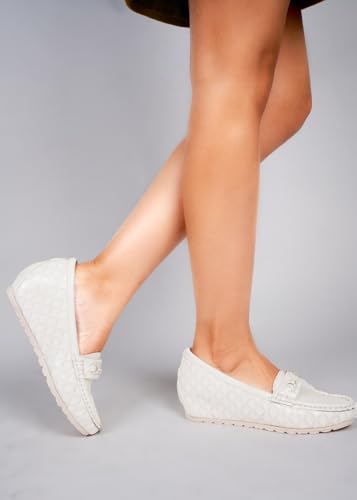 Image of TRYME Trending and Comfortable Voguish Fabulous Flat Bellies Slip On Wedges Loafer Casual and Formal for Womens and Girls