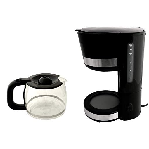 Kaffeemaschine Deski Edelstahl-schwarz 1,5 Ltr. 1000 Watt – Bild 6