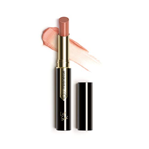 Mirenesse Lip Sex Plump & Fill Tint, Hydrating Plumping Lipstick Balm with Tint and Vitamin C + Vitamin E, Vegan and Toxin Free, 1 Raw Nude 0.07 oz
