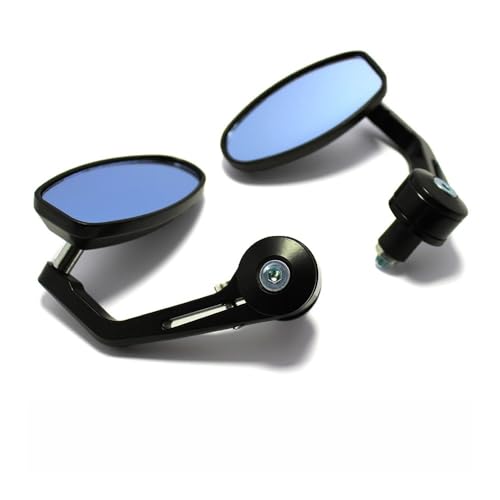 Espejos retrovisores de moto de 7/8 con cristal antirreflejo para cruiser
