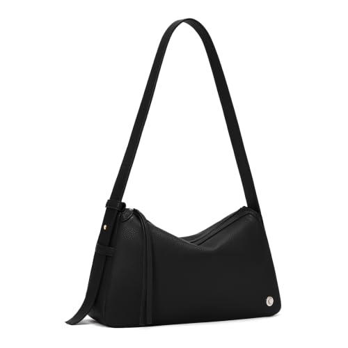 Image of CLUCI Shoulder Bag for Women, Black Purses and Handbag, Soft Hobo Bag
