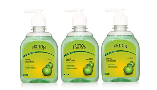 Image of Organic pH-Balance Moisturizing Liquid Hand Wash with Refreshing Fragrance, Complete Protection for Soft & Gentle Hands 250ml pack of 3 (Green Apple(Pack of 3))