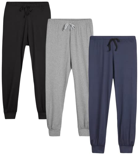 Image of Sweet Hearts Girls Sweatpants - 3 Pack Super Soft Performance Jogger Girls Pants: Made in USA (Sizes 5-18)