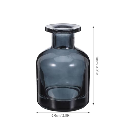 Flacon diffuseur de parfum en verre bleu 150 ml récipient vide aromathérapie maison