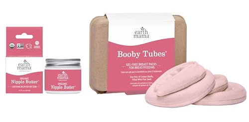 Image of Earth Mama Breastfeeding Essentials Kit | Organic Nipple Butter™ & Booby Tubes