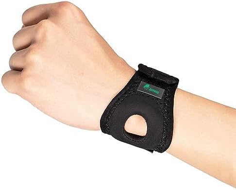 JOMECA Wrist Brace for TFCC Tears, Wrist Band with Ring Pad for Ulnar Sided Wrist Pain, DRUJ Instability, Support Repetitive Wrist Use Injury, Fit Right & Left Hand (S/M)