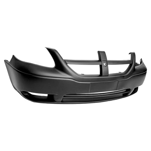 Image of FitParts For Dodge Caravan /Grand Caravan 2005-2007 Front Bumper Cover | Primed, With Fog Light Holes, Fits Dodge Caravan /Grand Caravan, Ready to Paint, OEM 5139117AA, CH1000431