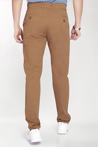 Image of DIVISIVE Men's Regular Fit Cotton Chinos Trousers Pants
