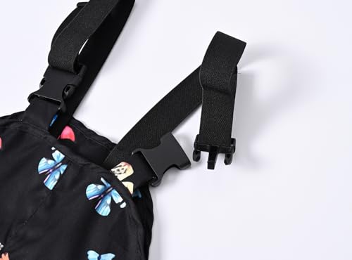 Toddler Girls Boys Rain Pants Water Resistant Suspender Trousers Mud Dirt Proof Bib Pants Play Overalls4
