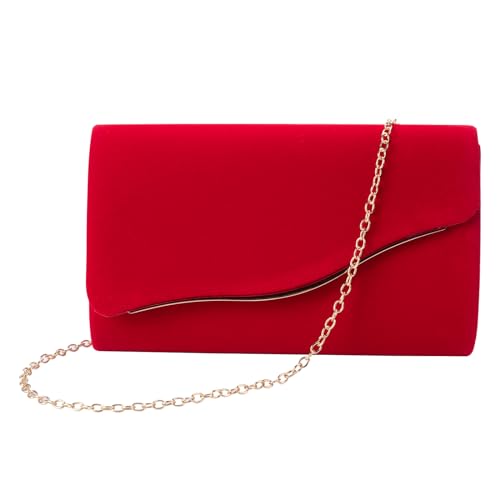 Image of Clutch Purses for Women Evening Bag Faux Suede Formal Party Wedding Cocktail Prom