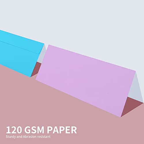 Granhoolm 100 Pack Colorful Envelopes #10,Envelopes Letter Size,#10 Business Envelopes,Envelopes Self Seal For Business,Office Checks,Letter,Mailing Invoices,Invitation(4.13 X 9.49 In) #TOP2