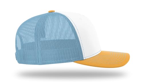 Image of Richardson 112 Trucker Hat - Premium Adjustable Snapback Hat - Structured Six Panel Richardson Blank Caps