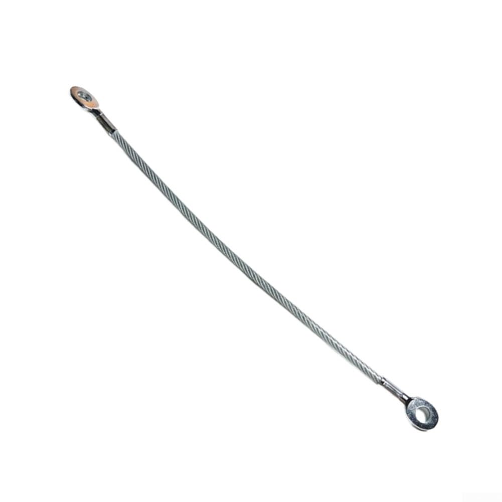 Cavo di trasmissione passo-passo, 351/360/382 mm, corda di trasmissione in filo di acciaio con rimbalzo liscio, per esercizi di resistenza stepper (382 mm)