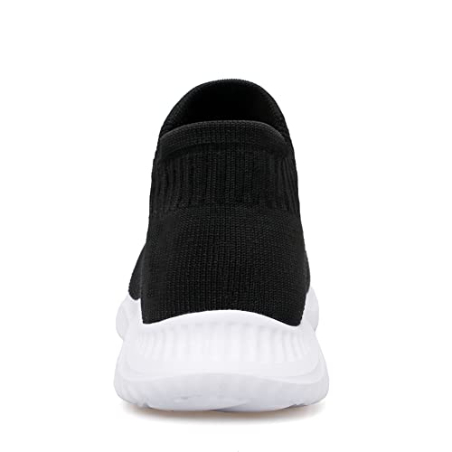 LLTMALL Men's Knit Sock Shoes Slip on Training Workout Sneakers for Gym4
