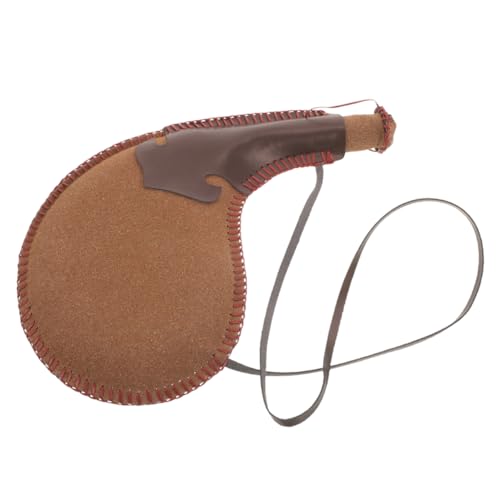 TOYANDONA À Eau Ancien Cuir Porte-eau Traditionnel Pour Stockage De Liquide Bota Extérieur Et Anti-fuite Pour Randonnées Et Camping