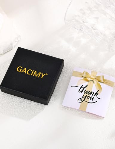 Image of Gacimy Gold Hoop Earrings for Women, 14K Gold Plated Thin Hoops