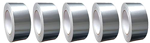 50 Meter Aluminium Klebeband 50mm breit (5 Rollen)