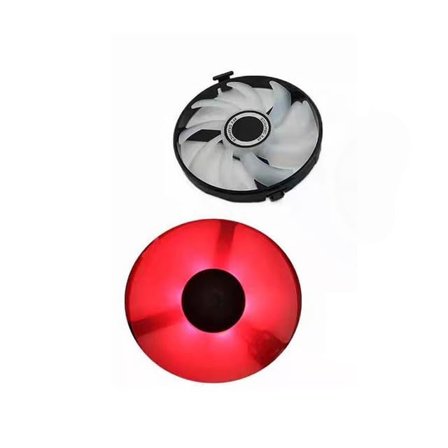 Laptop Parts 2pcs FDC10U12S9-C RX 470 GPU Cooling Fan for XFX for AMD for Radeon 480 580 RX580 RX480 RX470 Edition for Crimson Graphics(1pcs red LED)